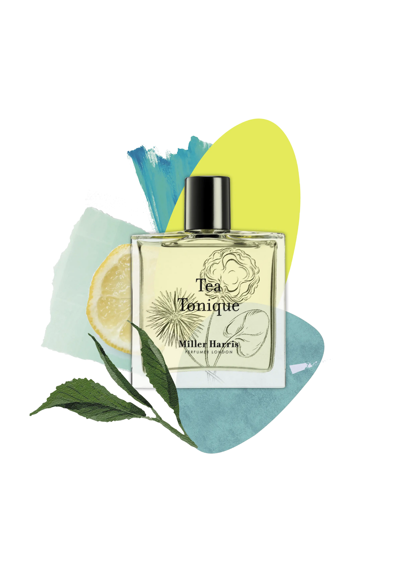 Tea Tonique - A citrusy, aquatic fragrance: 50ml Miller Harris Perfumer London