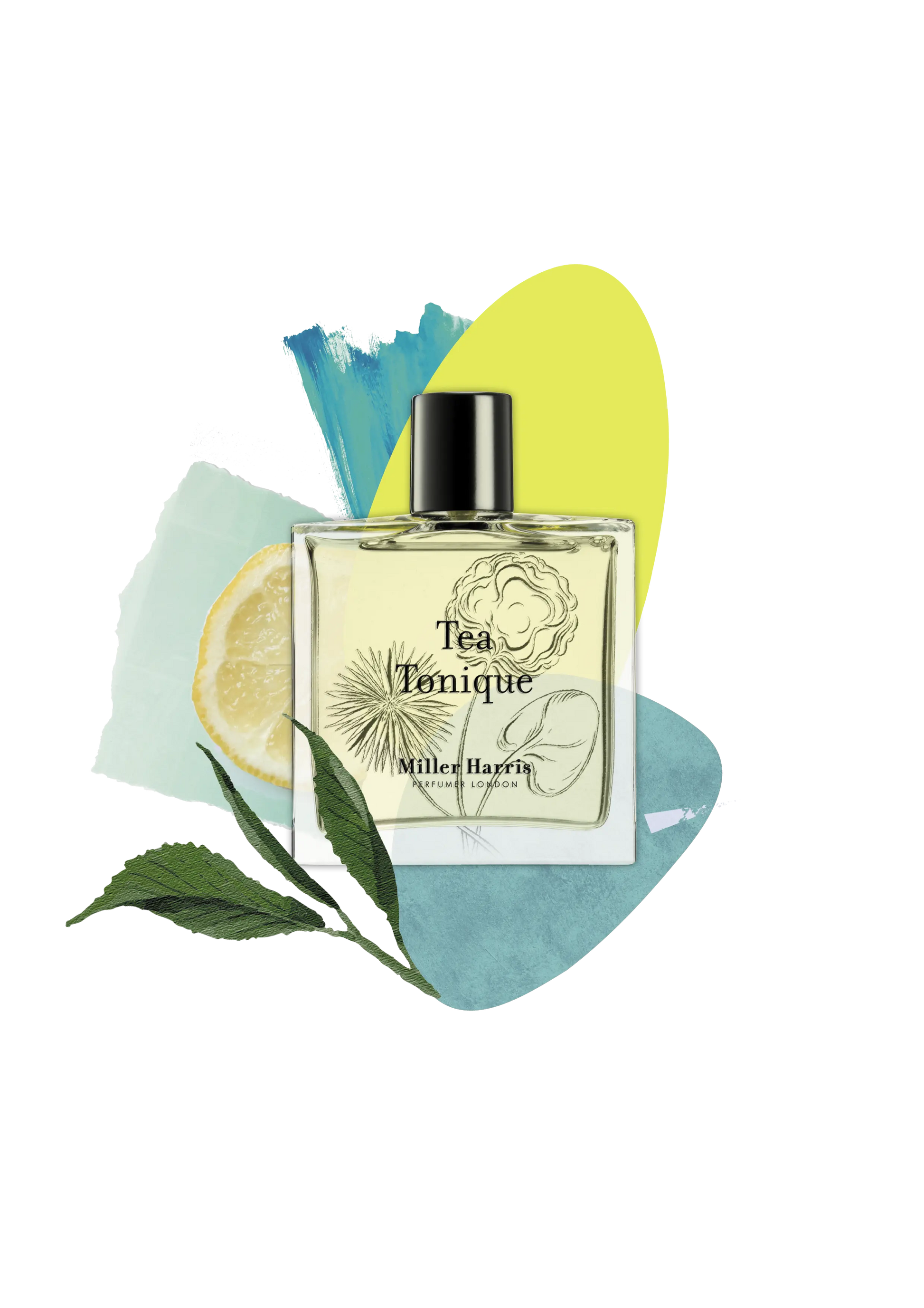 Tea Tonique - A citrusy, aquatic fragrance: 50ml Miller Harris Perfumer London