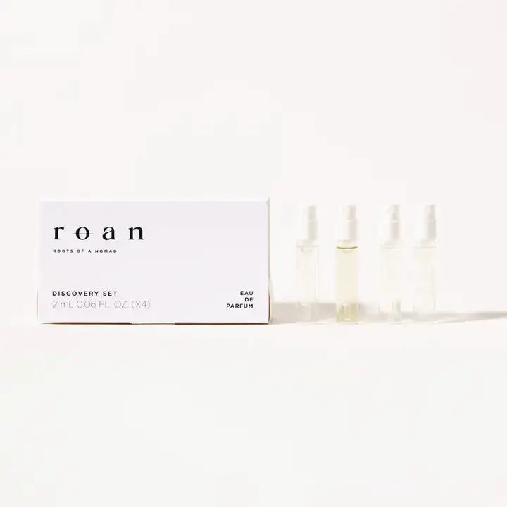 Roan Discovery Set: Clean Tea-Based Fragrance (4x2ml Vials) Puff'd