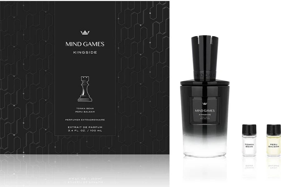 Mind Games Perfumer Extraordinaire Kingside Extrait de Parfum | Luxury Pistachio Gourmand Fragrance Mind Games