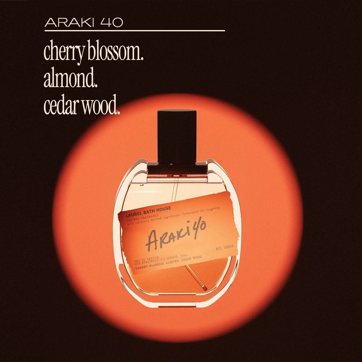 Araki 40 Eau de Parfum Laurel Bath House