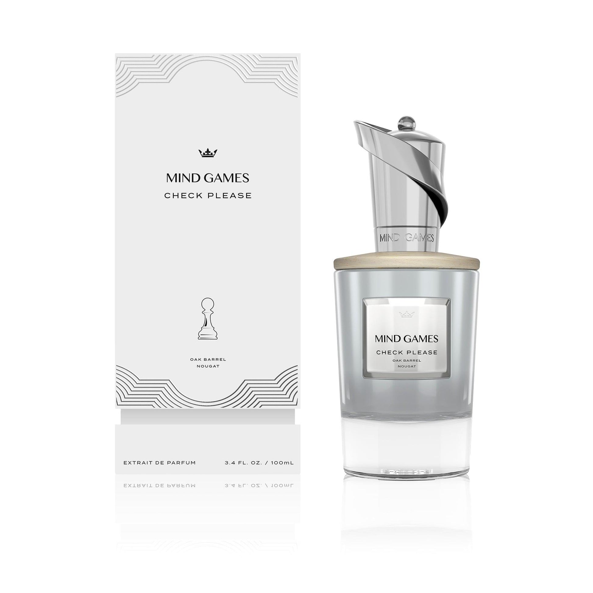 Mind Games Check Please! Extrait de Parfum 100ml | Luxury Gourmand Niche Fragrance Mind Games